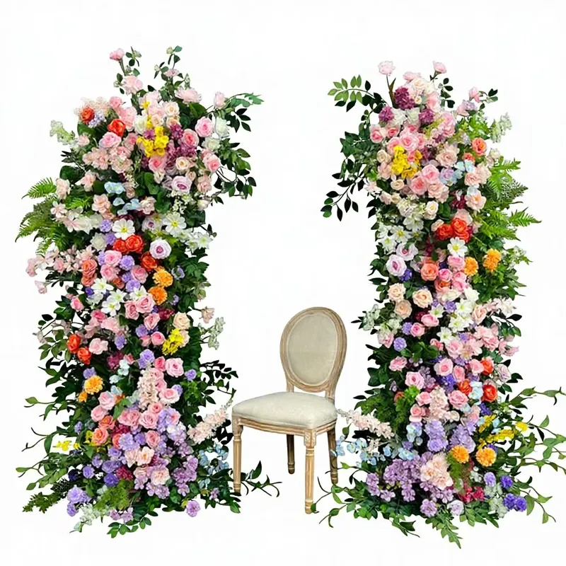 Wedding Arch Flower - 선웨딩 특가 상품, 금속 프레임 실크