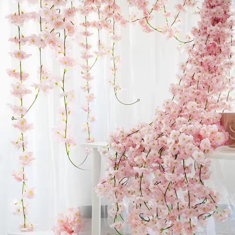 Wedding Arch Flower - 180cm 인조 벚꽃 화환 웨딩 아치