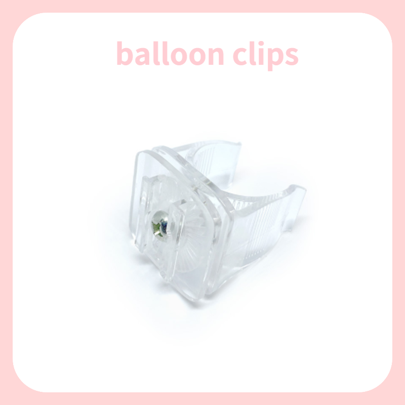 Confetti Balloon Set - 투명 배경 스탠드 클립 풍선 화환