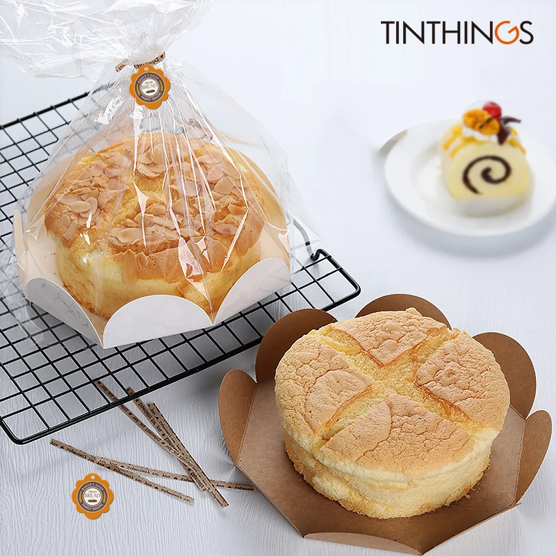 10pcs 6/8inch 쉬폰 케이크 포장 빵 빵집 쿠 - Wedding Supply Shops 리뷰 및 가격