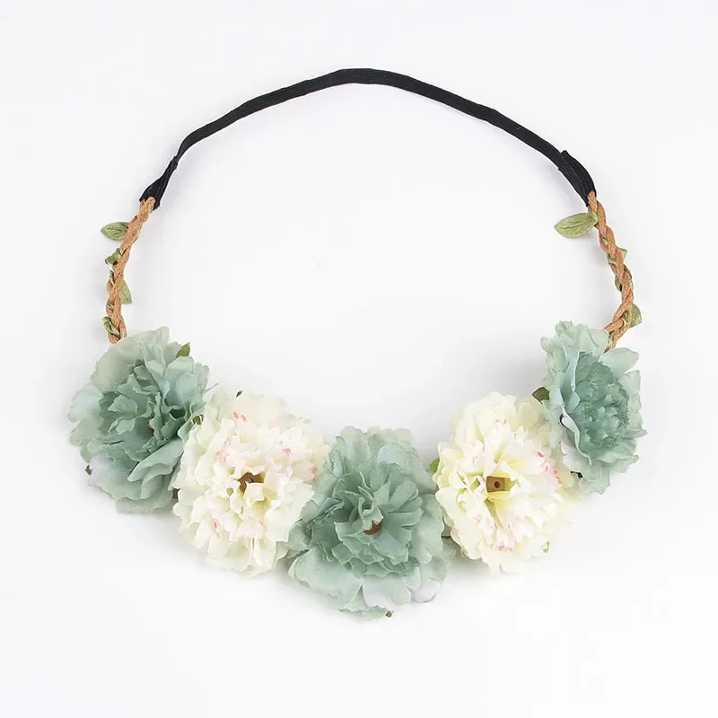 1PCS 봄 여름 해변 해변 꽃 머리 장식 신부 들러리 - Wedding Arch Flower 리뷰 및 가격