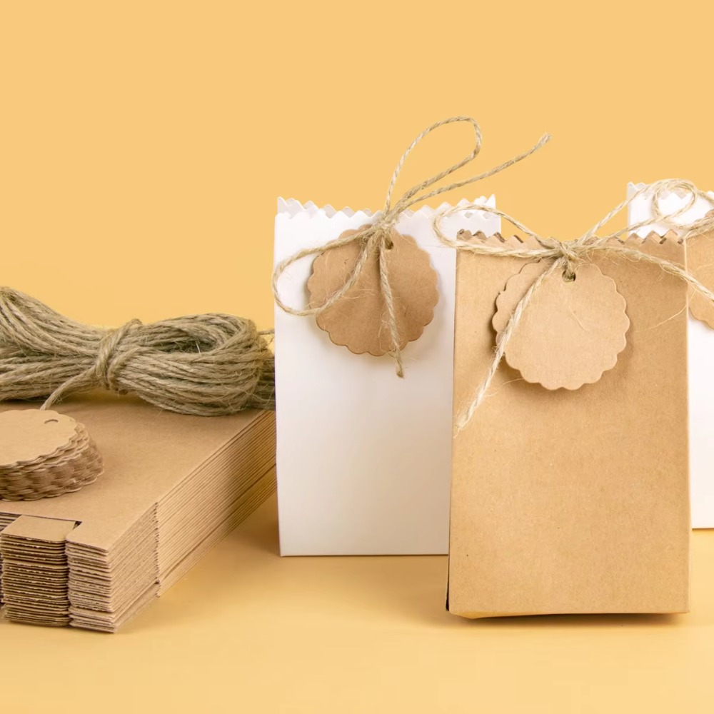 다용도 레트로 크라프트 종이 선물 상자 리필용 로프 태 - Wedding Packaging 리뷰 및 가격