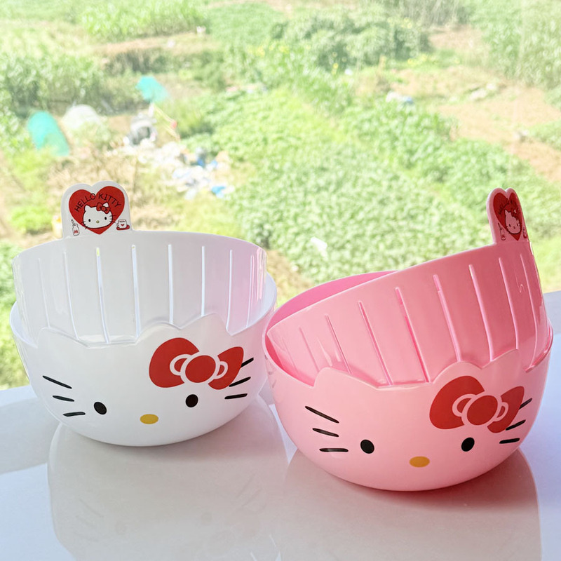 헬로키티 이중 배수 바구니, 주방 야채 세척 바구니,  - Wedding Hampers 리뷰 및 가격