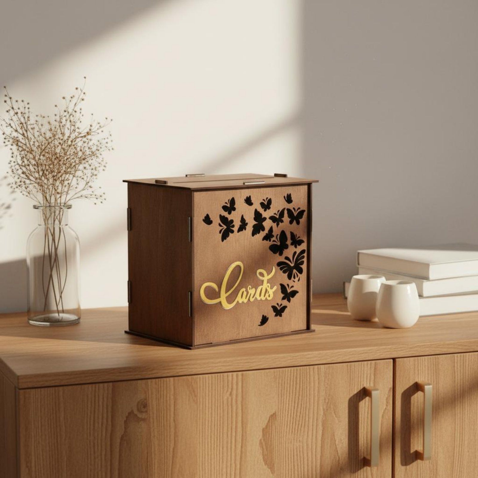 웨딩 카드 박스 카드 슬롯 나무 카드 박스 파티 장식 - Wedding Card Box 리뷰 및 가격