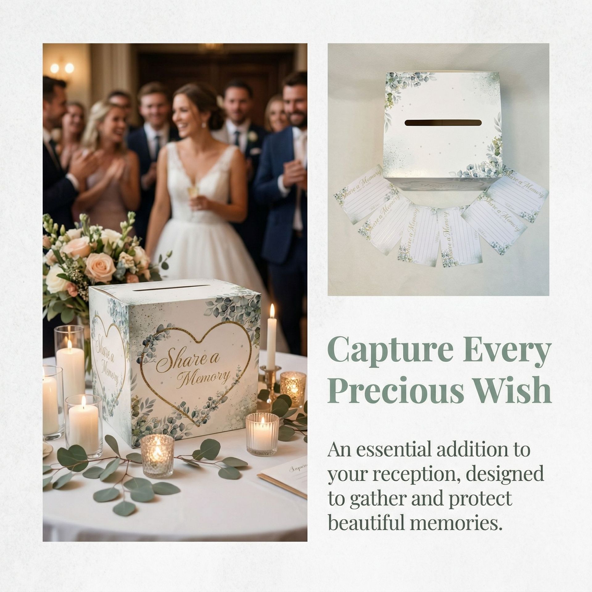 흰색 꽃무늬 웨딩 카드 박스, 신부 베이비 샤워 파티  - Wedding Card Box 리뷰 및 가격