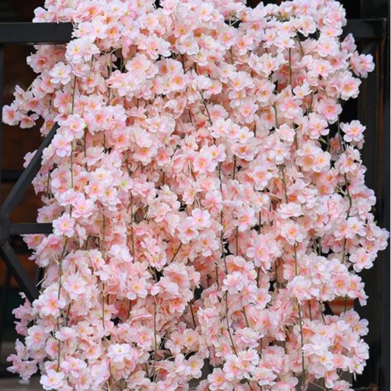 180cm 인조 벚꽃 화환 웨딩 아치 정원 배경 홈 파 - Wedding Arch Flower 리뷰 및 가격