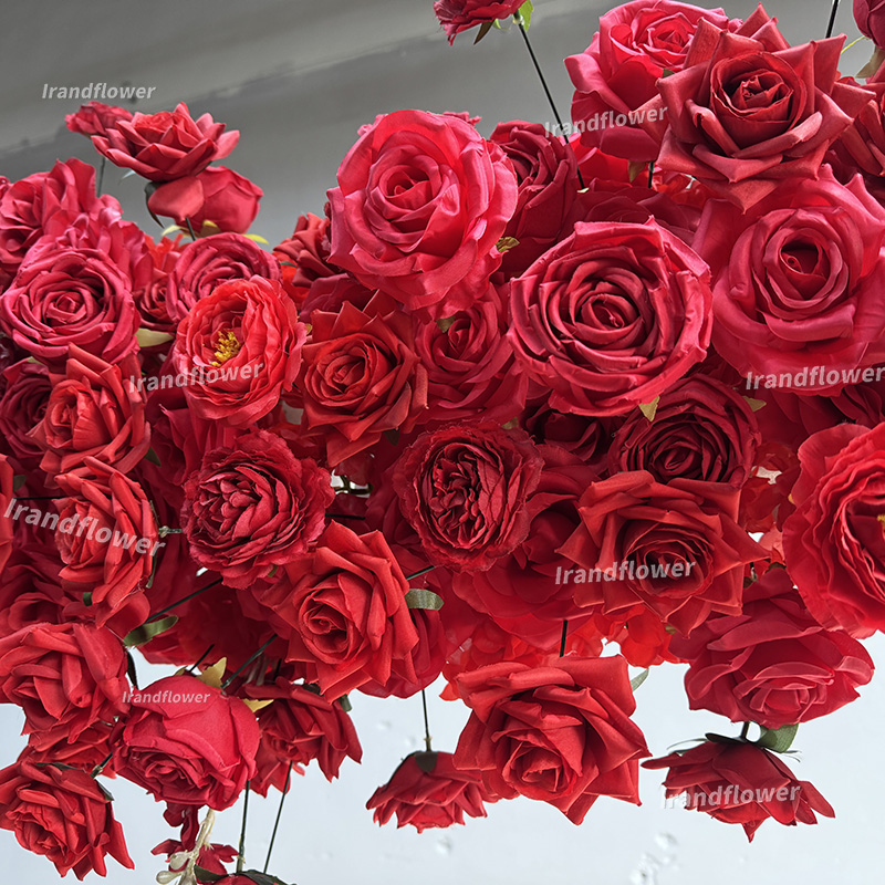 빨간 하트 아치 모양 인공 꽃 졸업식 어머니날 부활절  - Wedding Arch Flower 리뷰 및 가격