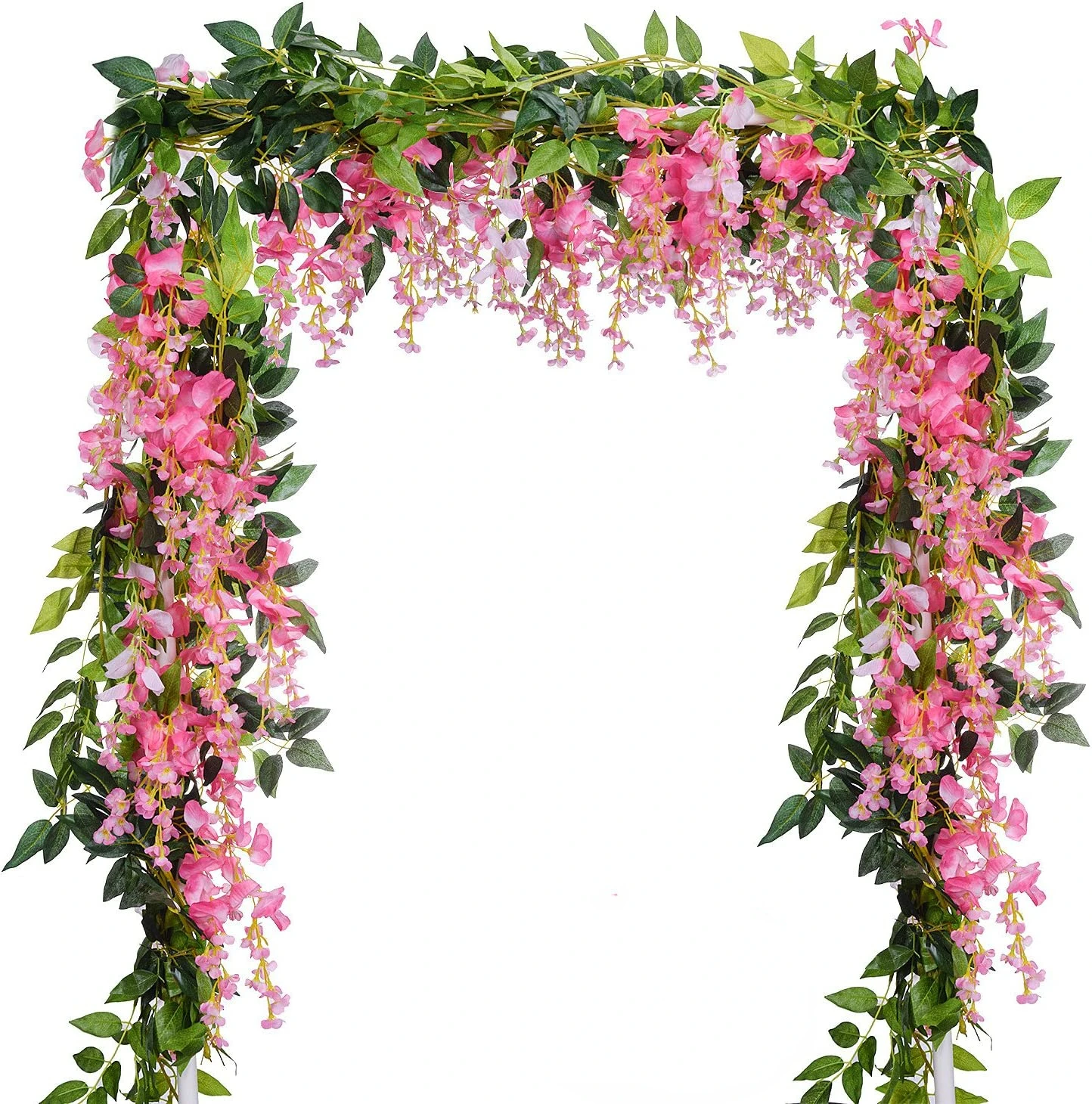 1.8M 인공 꽃 실크 인공 등나무 덩굴 등나무 홈 가 - Wedding Arch Flower 리뷰 및 가격